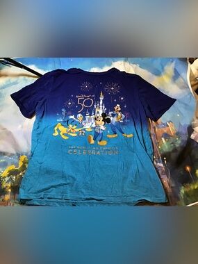 Walt Disney world 50th anniversary celebration shirt size large